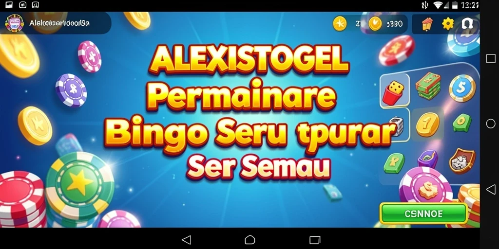 Tampilan gameplay seru dari ALEXISTOGEL yang penuh warna.