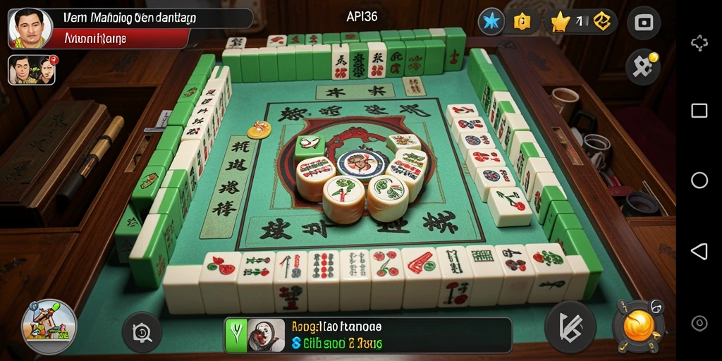 Gameplay Mahjong yang seru dan interaktif dari API36.