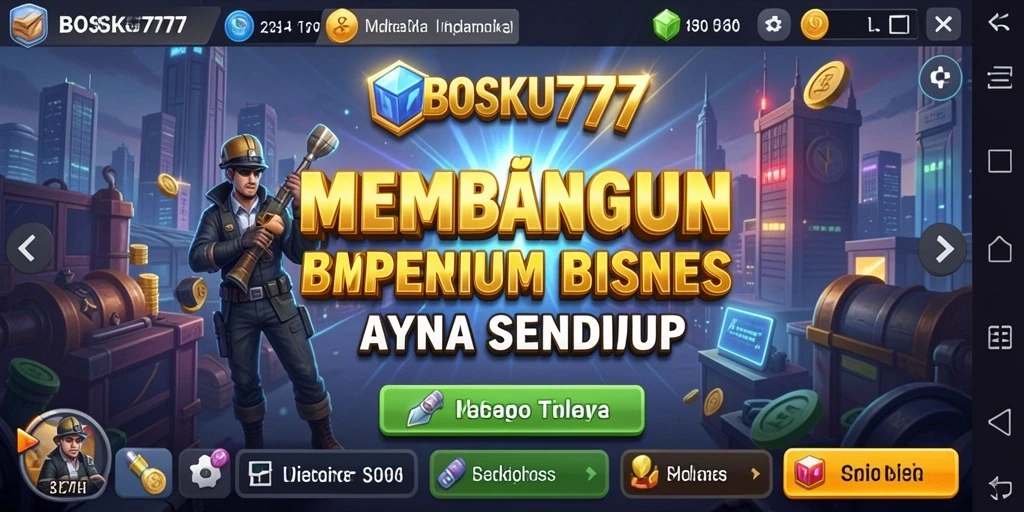 Screenshot utama BOSKU777 menampilkan pengalaman gameplay Tycoon yang seru.