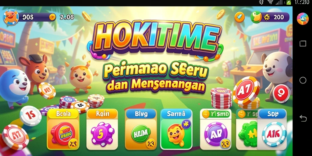 Screenshot HOKITIME menampilkan momen seru saat bermain Bingo.