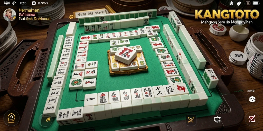Tangkapan layar gameplay KANGTOTO yang menarik dan penuh strategi Mahjong.