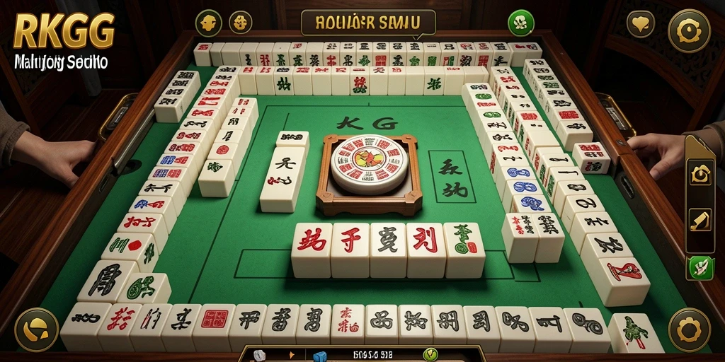 Tampilan menarik dari gameplay Mahjong di RKGG.