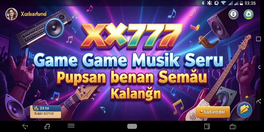 Tampilan gameplay XXX777 yang menegangkan dan penuh semangat.